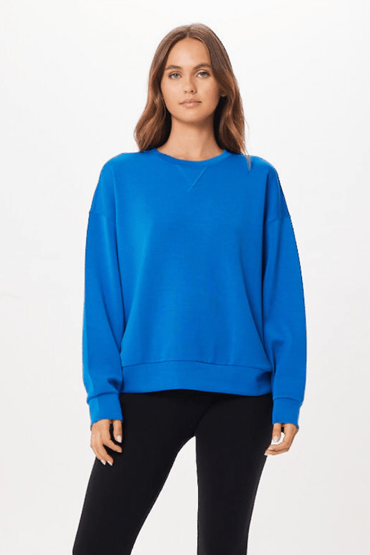 Cobalt Cloud Fleece Crewneck