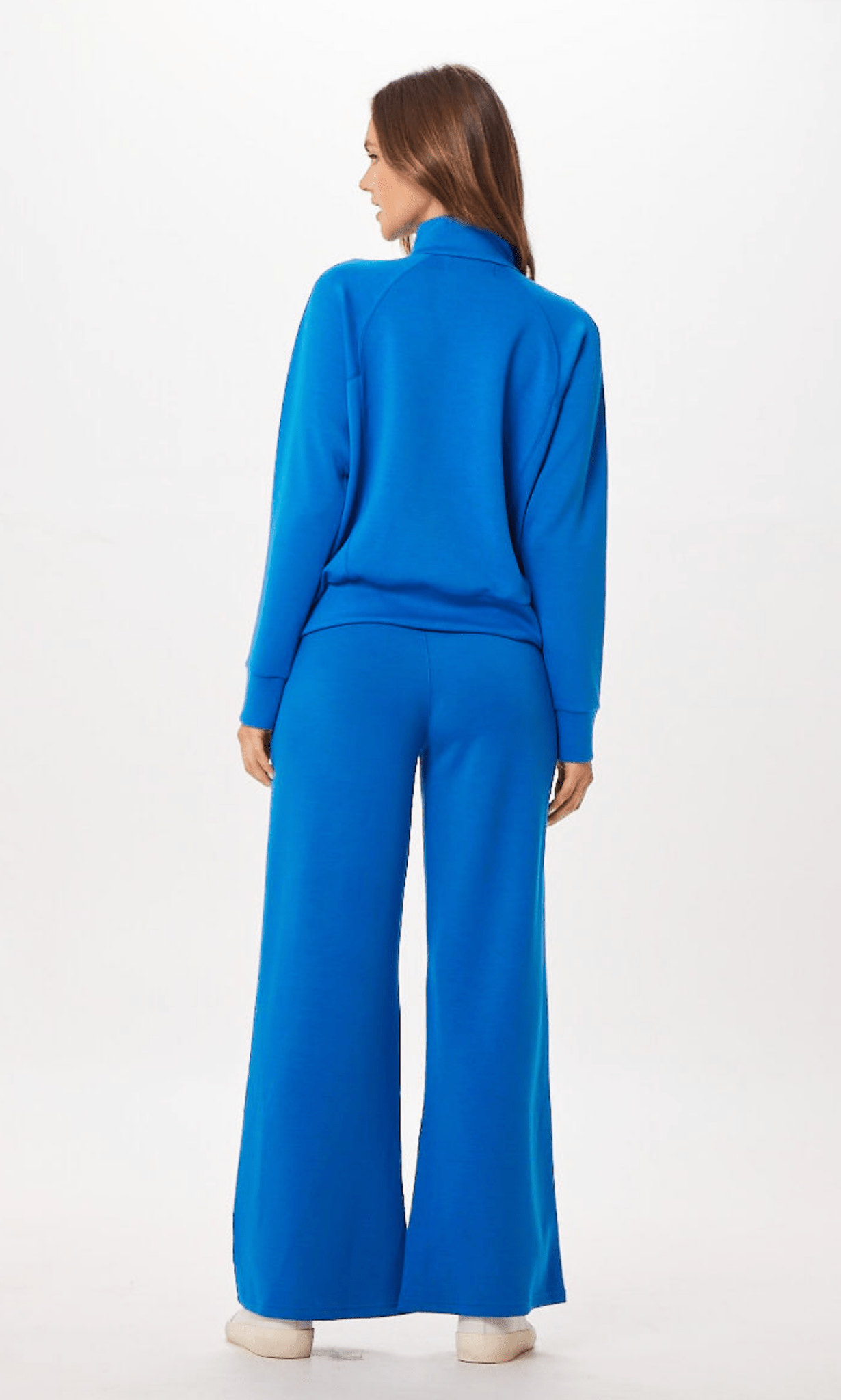 Cobalt Cloud Fleece Half Zip Sweatshirt