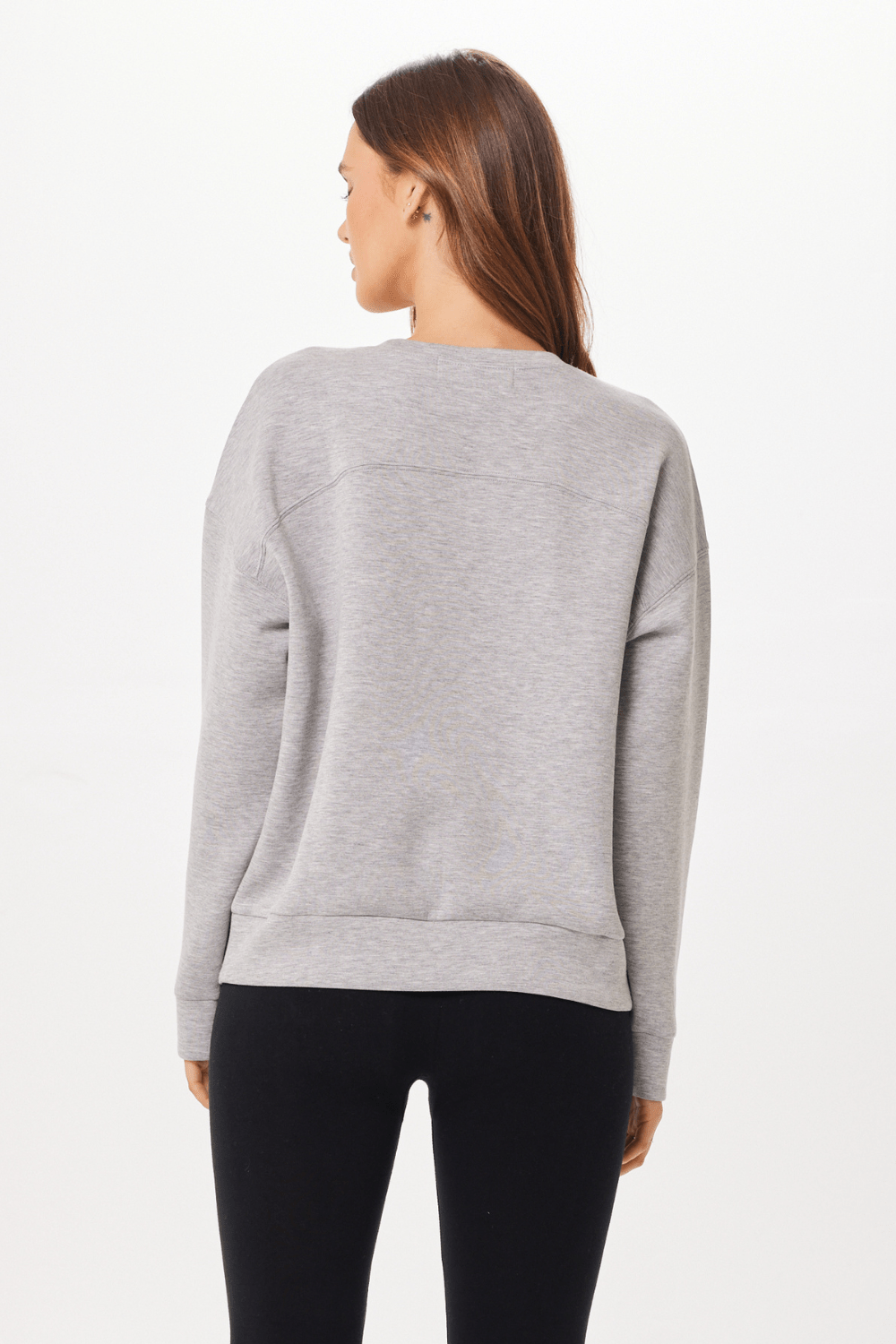 Heather Grey Cloud Fleece Crewneck