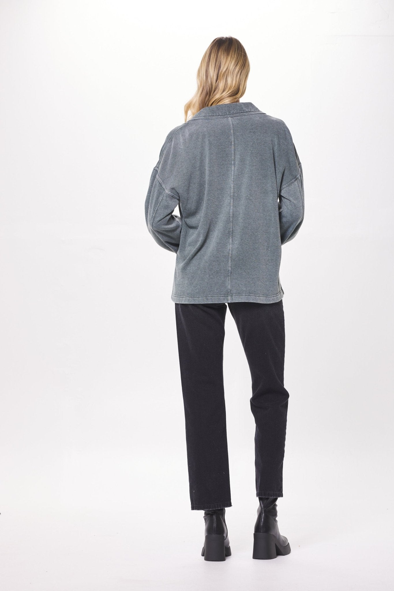 Hunter Green Cashmere Fleece Blazer